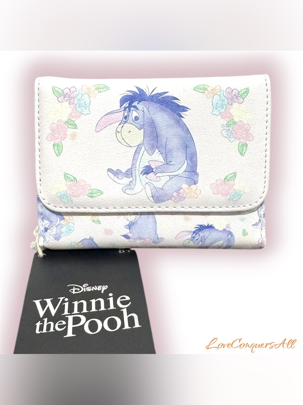 Loungefly Disney Winnie The Pooh Eeyore Floral Mini Wallet